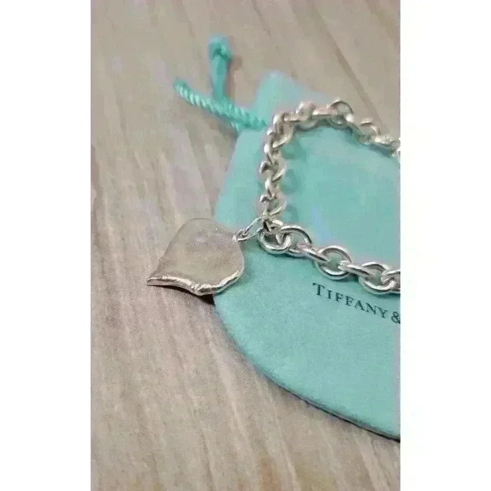 Tiffany & Co Sterling Silver Lancome Charm Bracelet - Picture 2 of 8